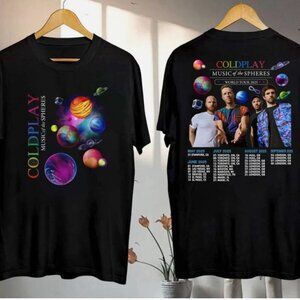 Coldplay Music Of The Spheres Tour 2025 Shirt – Band Concert Unisex Tee 24